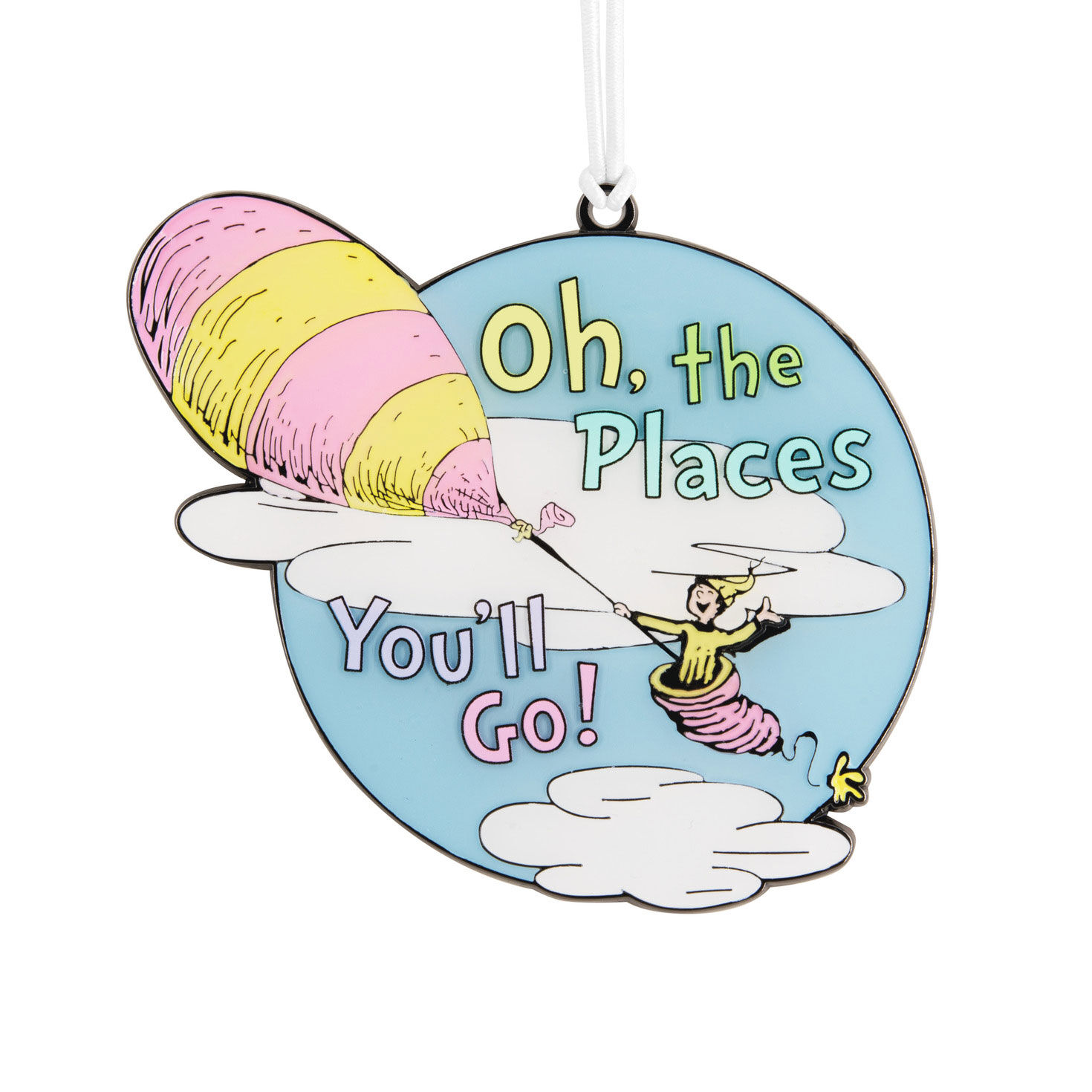 Dr. Seuss Oh, the Places You'll Go! Metal Hallmark Ornament