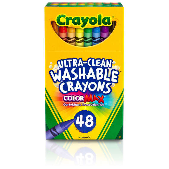 Crayola Washable Crayons, 48-Count