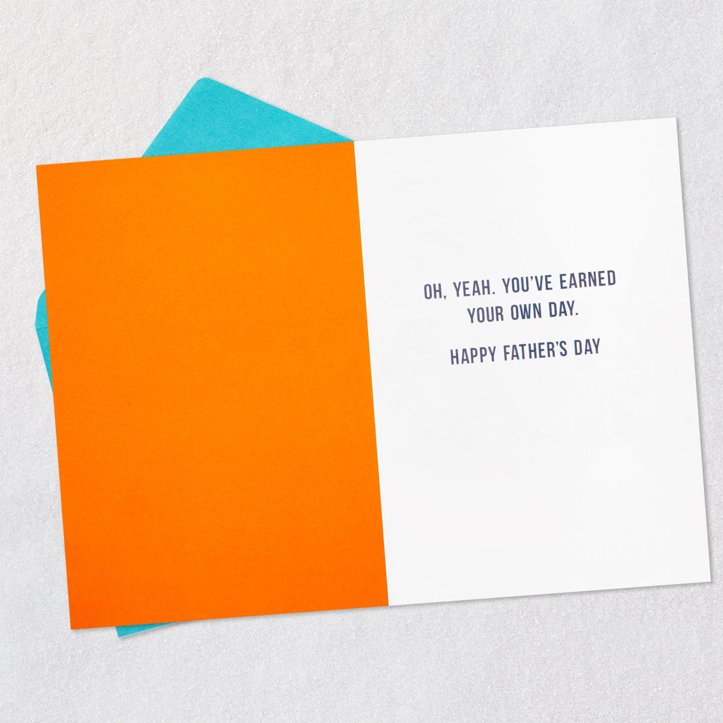 Before Kids vs After Kids Dog Funny Father's Day Card Open card with envelope image number 3