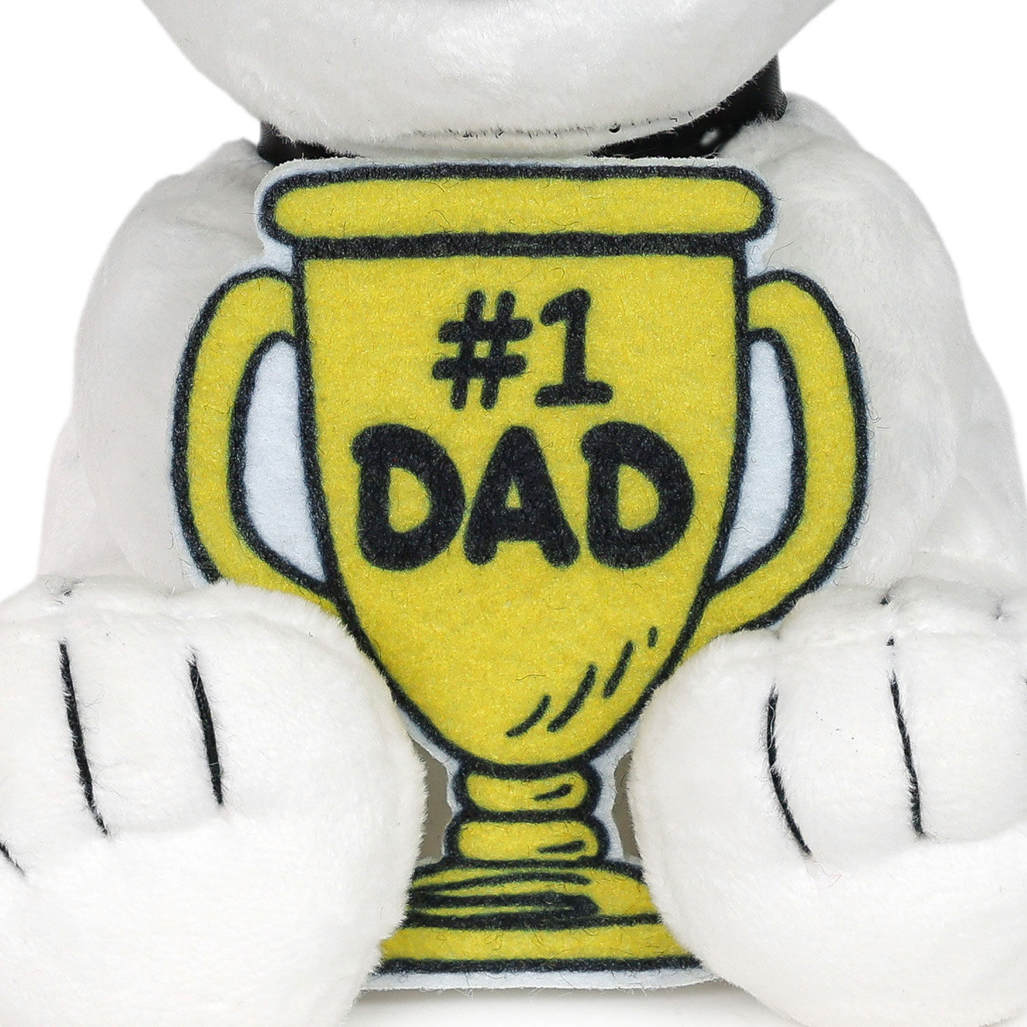Snoopy Plush With #1 Dad Trophy  image number 4