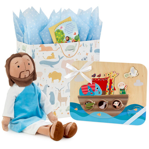 My Friends Jesus and Noah Easter Gift Set for Kids, 