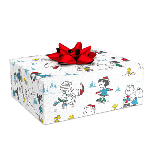 Peanuts® Gang Winter Fun Christmas Wrapping Paper, 30 sq. ft., 