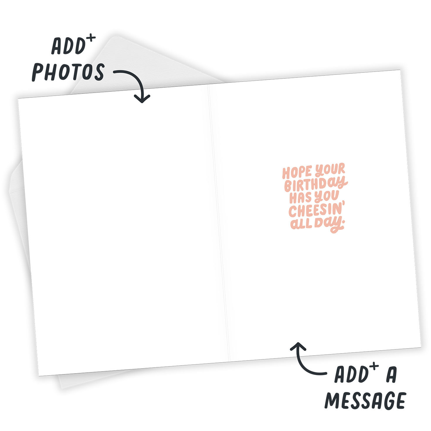 Cheesin' All Day Custom Birthday Card, , large image number 3