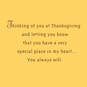 Grateful for Your Friendship Flowers Thanksgiving Card, , large image number 2