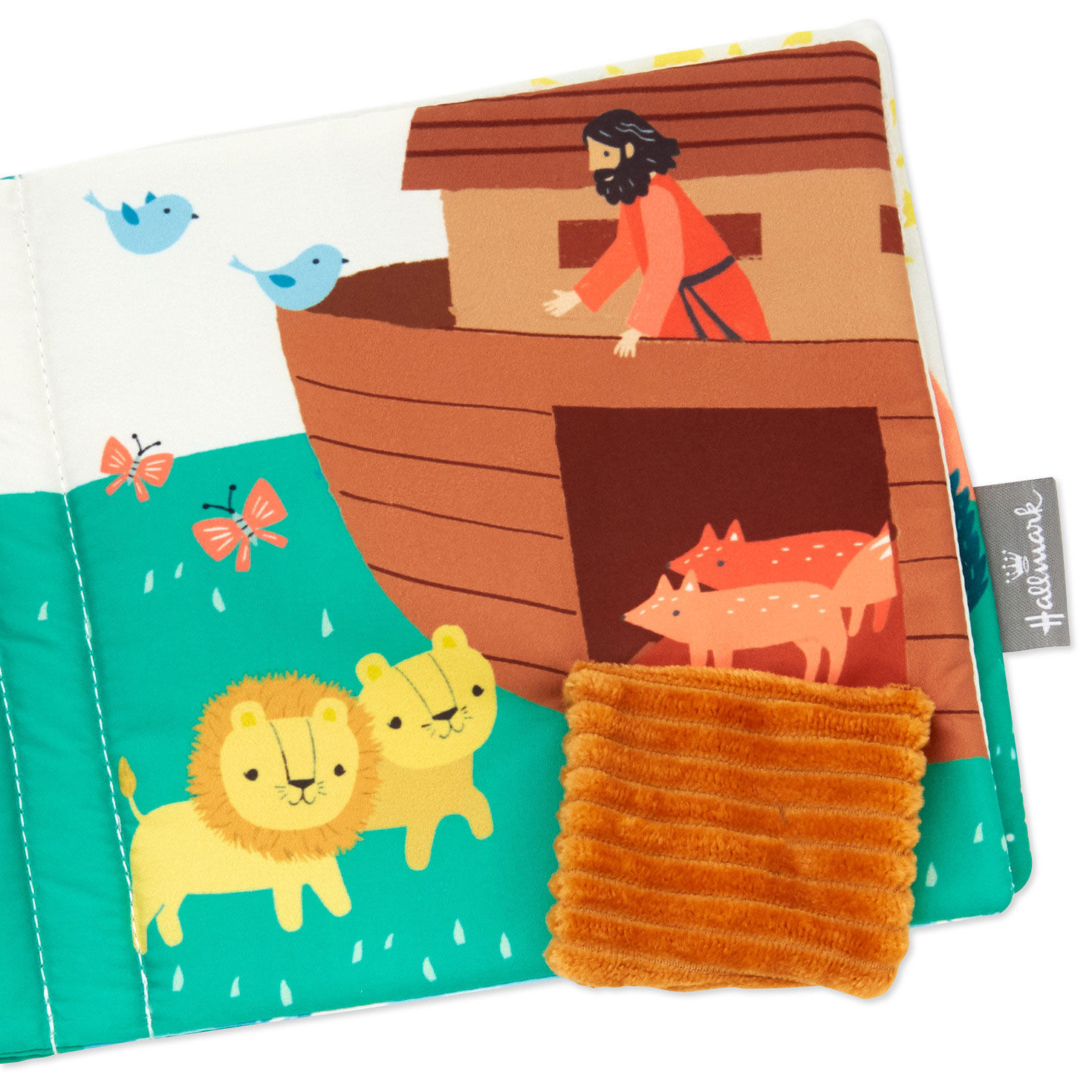 Noah Builds an Ark Plush Cloth Baby Book for only USD 19.99 | Hallmark