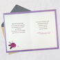 Purple Flowers Romantic Poem Wife Anniversary Card  image number 4