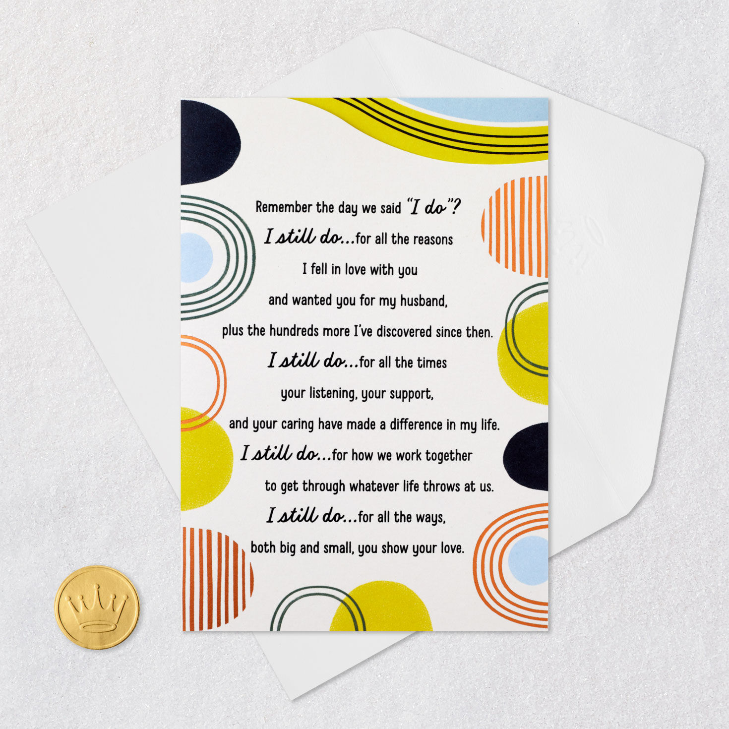 I Still Do Anniversary Card for Husband, , large image number 6