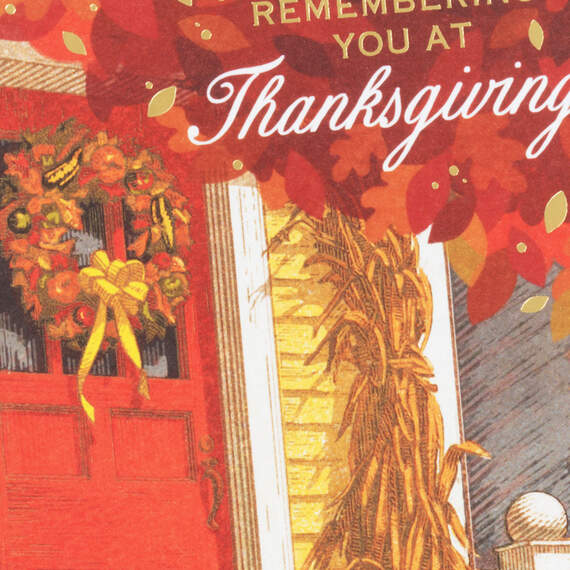 Remembering You Warmly Thanksgiving Card, , large image number 4