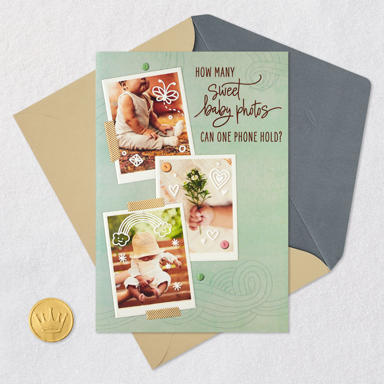 Your Little Picture of Happiness New Baby Card - Greeting Cards | Hallmark