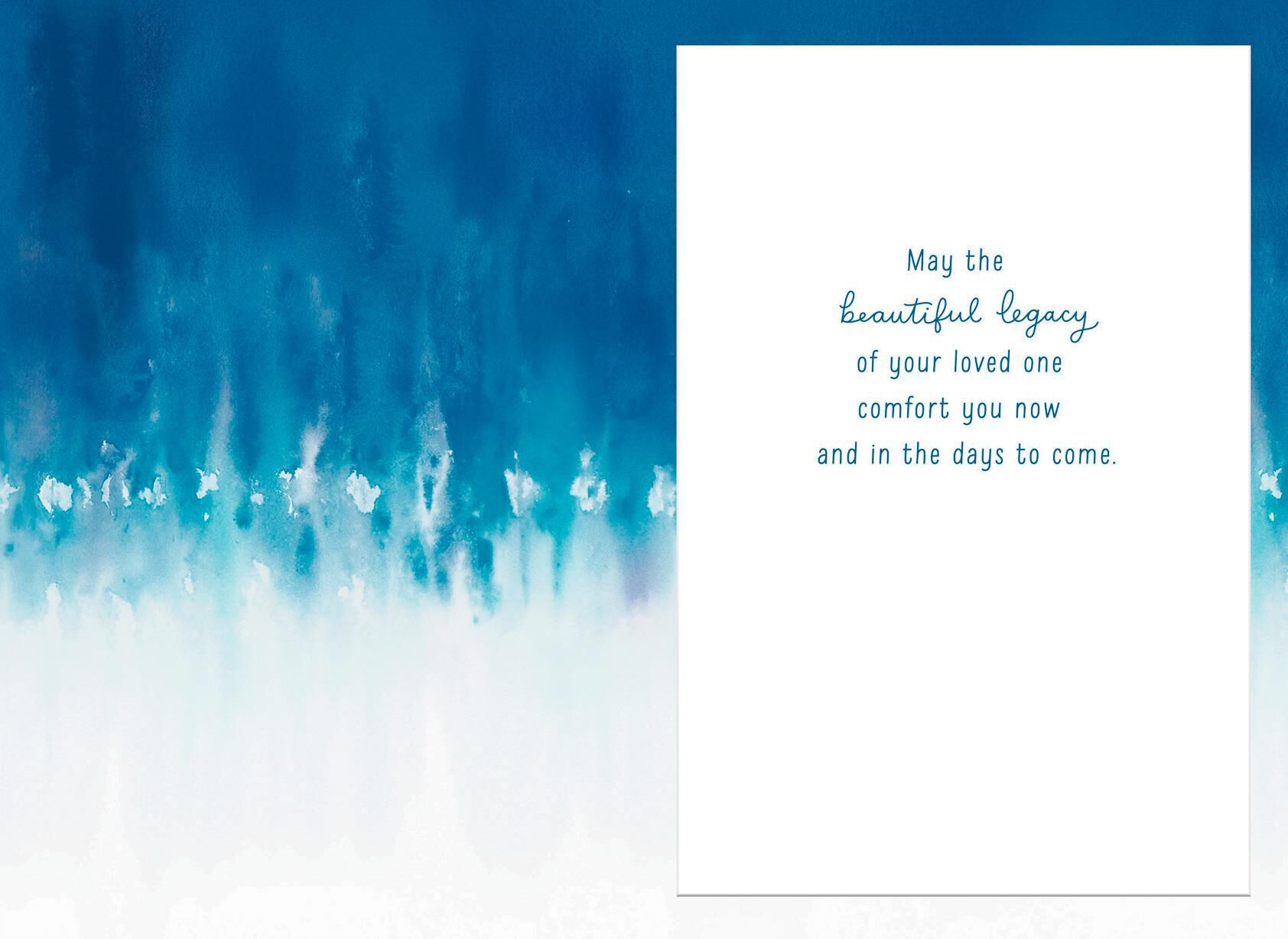 Still in Our Hearts Sympathy Card