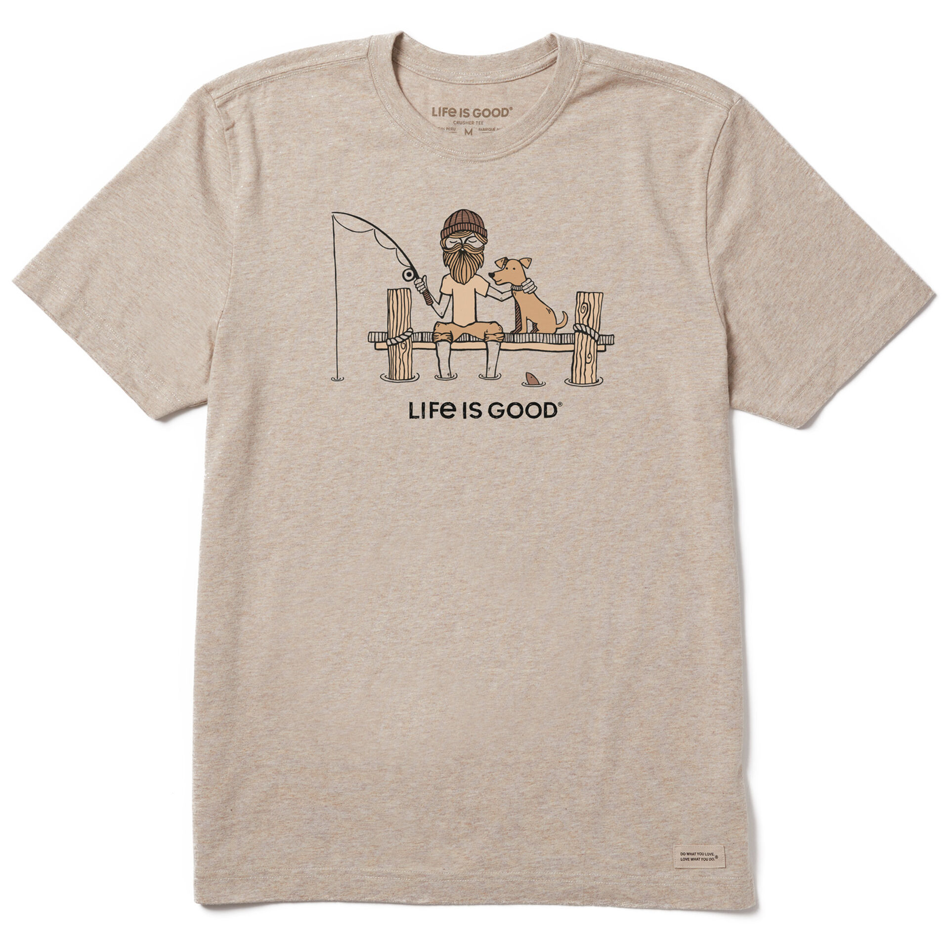 Life is Good Fishing Buddies Men's TShirt Clothing