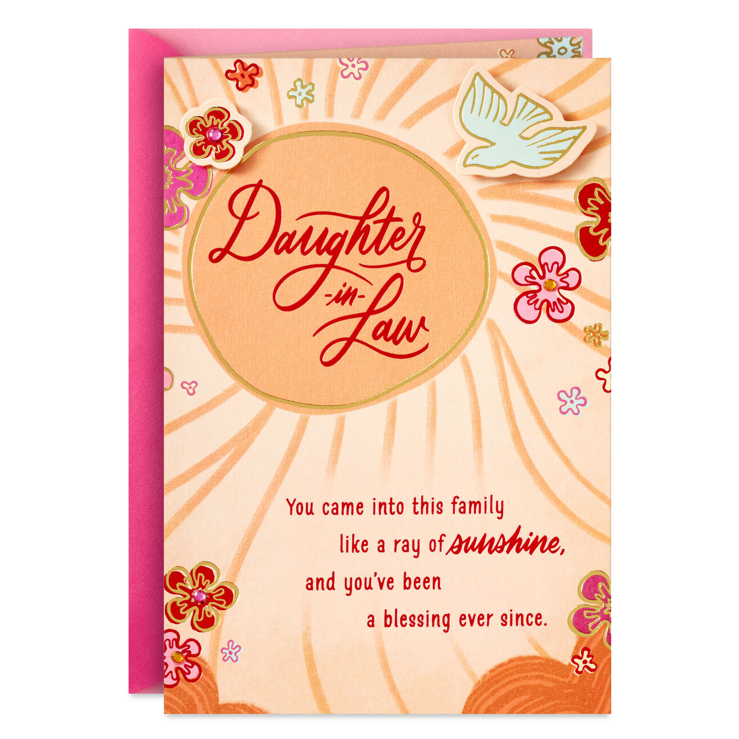 You're a Ray of Sunshine Mother's Day Card for Daughter-in-Law