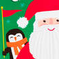 Santa and Penguin Pop-Up Christmas Card for Grandson, , large image number 4