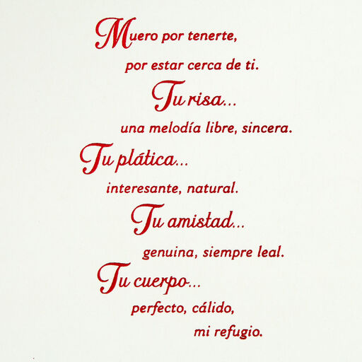 You Are the Love of My Life Spanish-Language Love Card, 