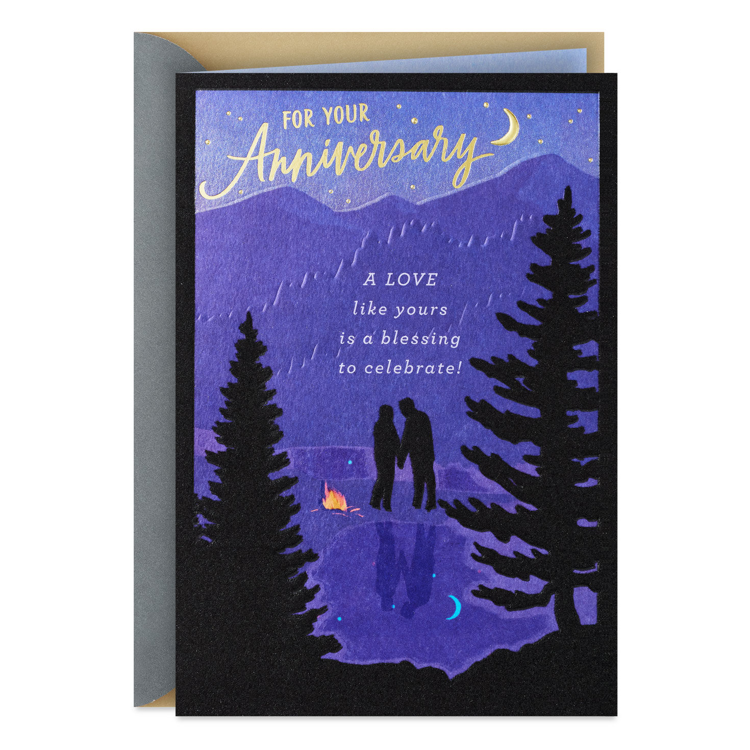 A Love Like Yours Religious Anniversary Card for Couple