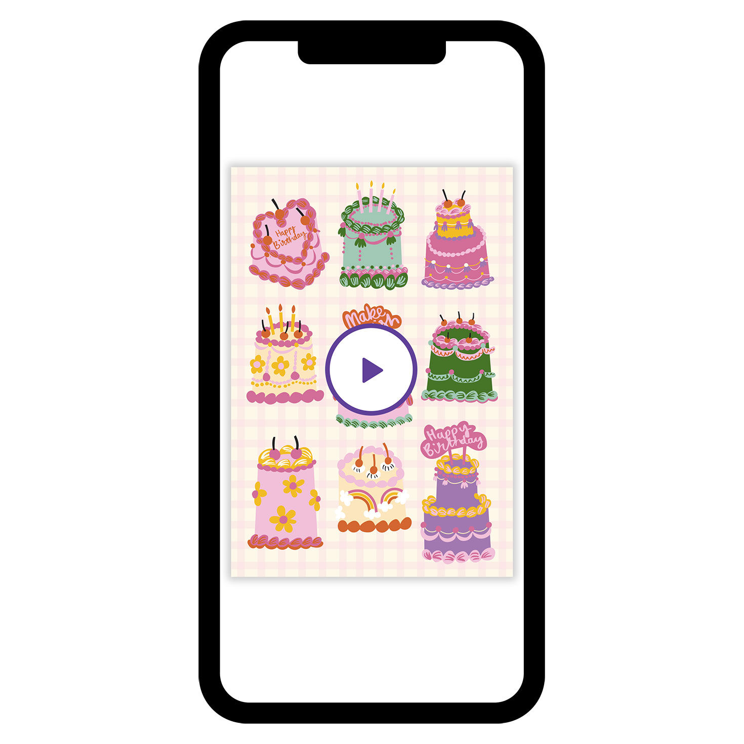 Elegant Cakes Birthday eCard, , large image number 1