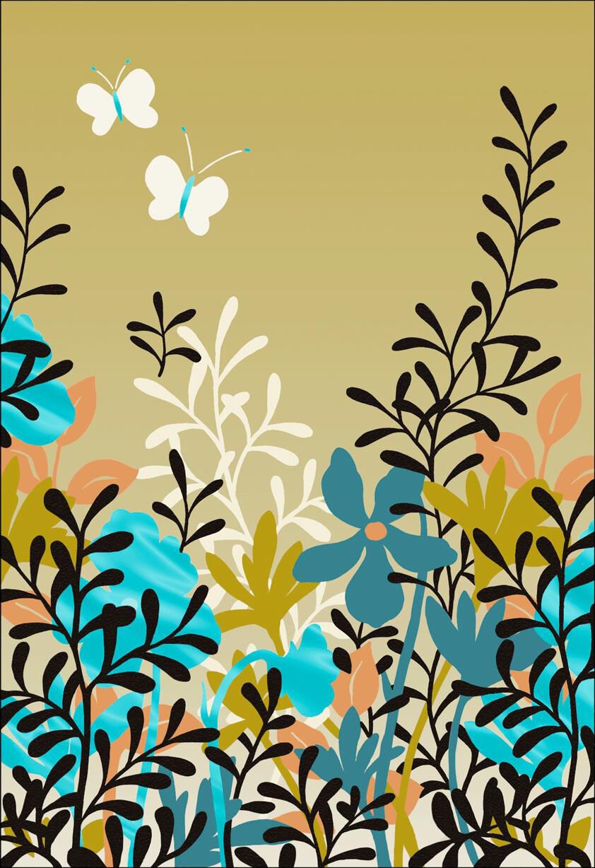 Butterflies in the Garden Friendship Card