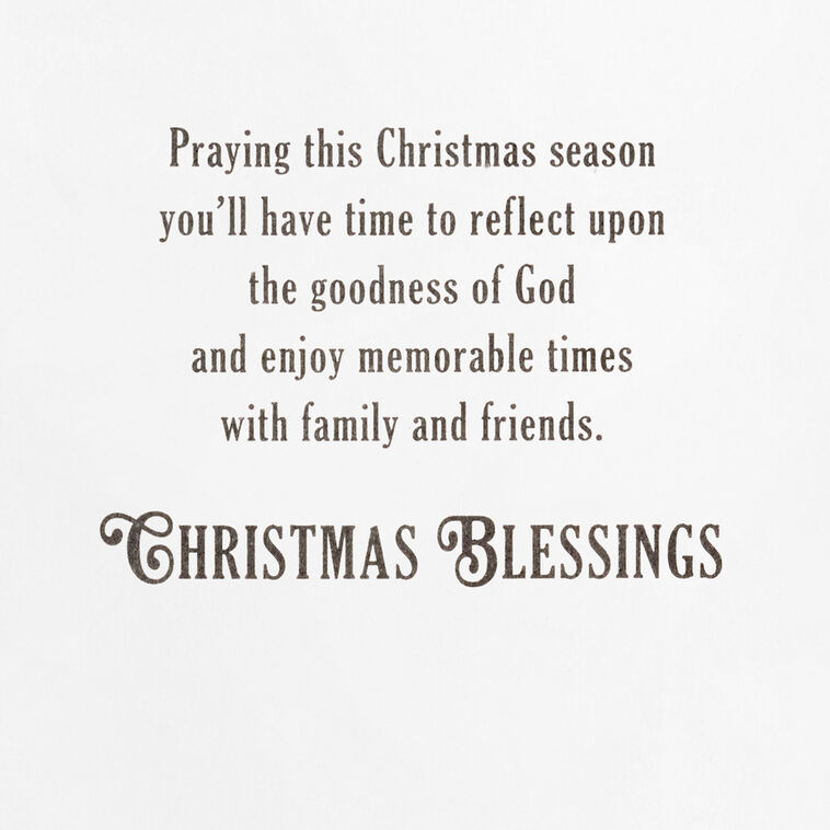 Stream in Snow Religious DaySpring Christmas Cards sentiment image number 4