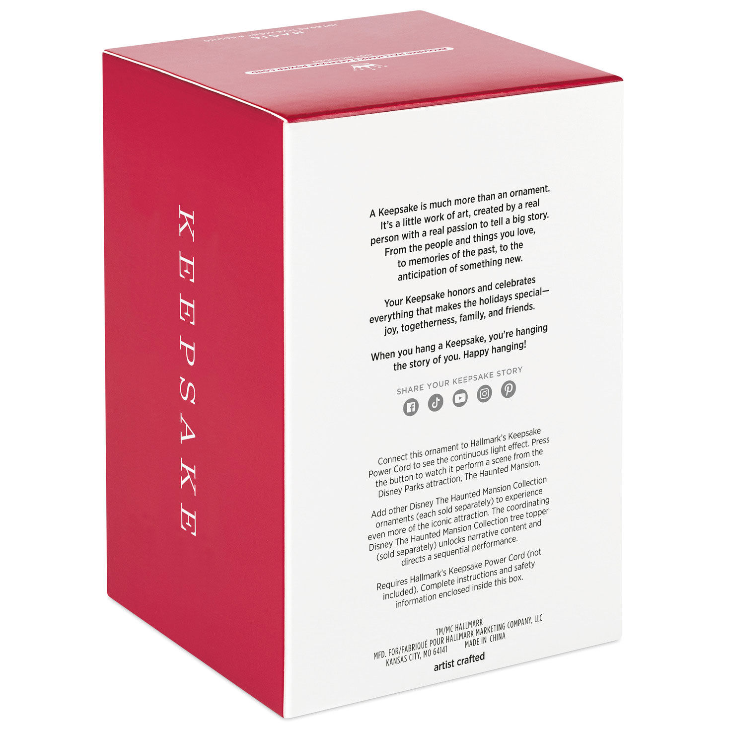 Disney The Haunted Mansion Collection The Caretaker and His Dog Ornament With Light and Sound, , large image number 8