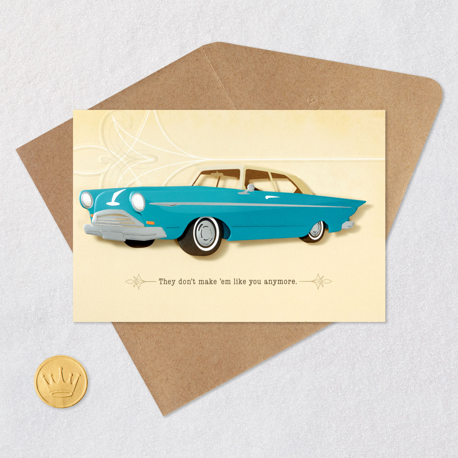 You're a Classic Vintage Car Father's Day Card, , large image number 5