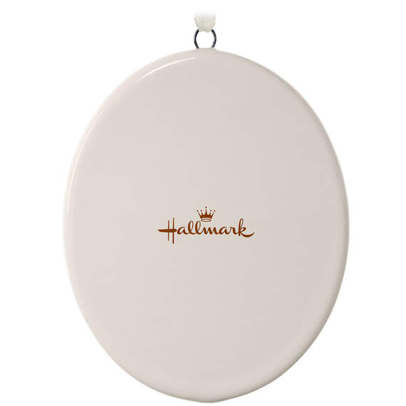 Ceramic Personalized Ornament—Vertical Oval, , large image number 5