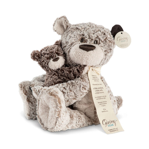 Demdaco You and Me Giving Bear Stuffed Animals, Set of 2, 