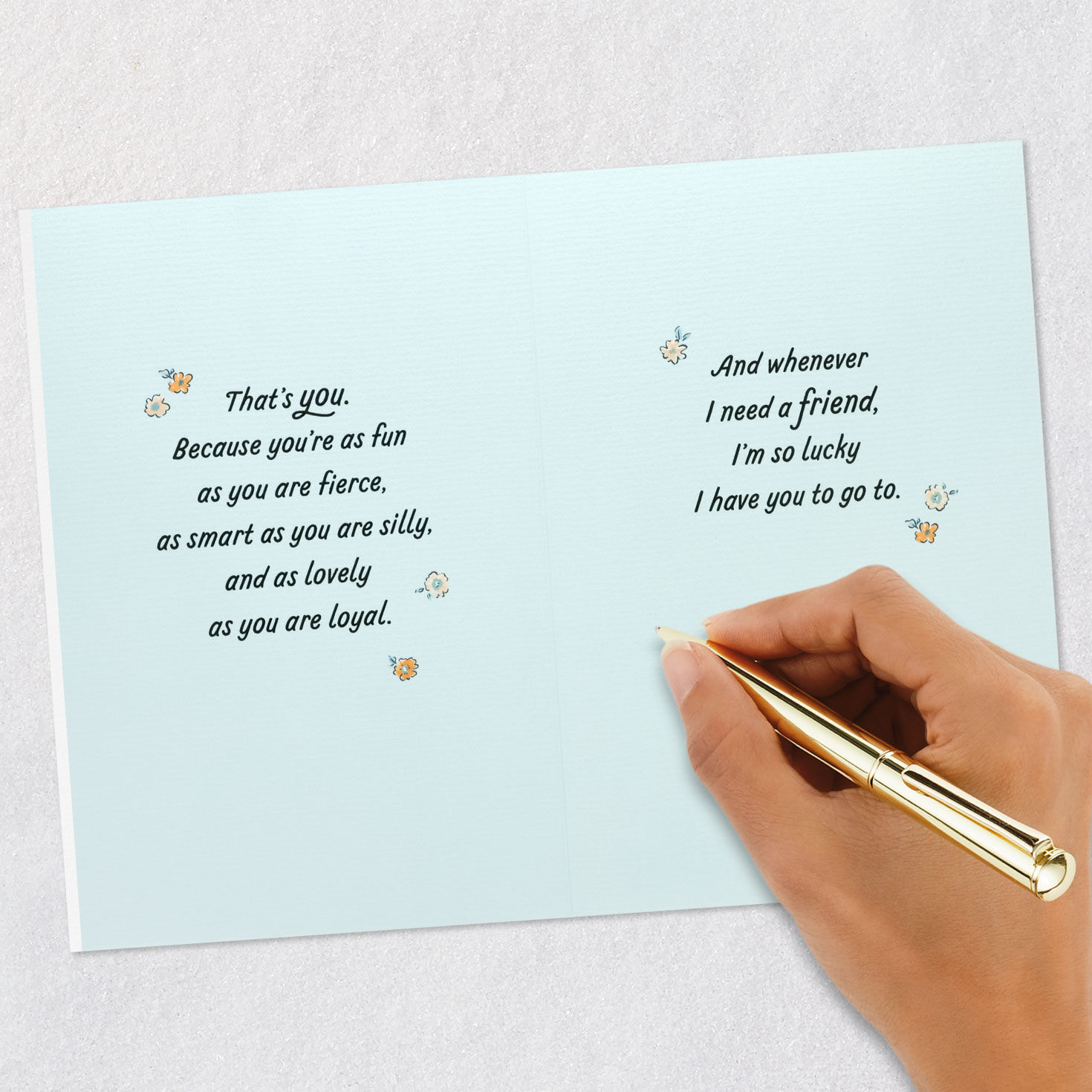 Shoes and Accessories Friendship Card from Her Signing card image number 7