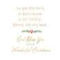 Botanicals on Green Christmas Card for Grandma Sentiment image number 2