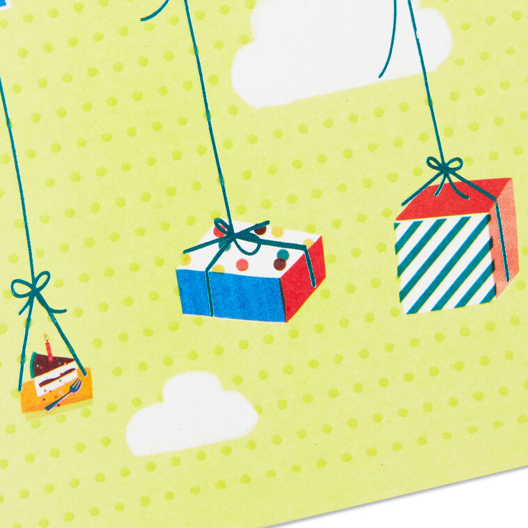 Balloons and Presents Uncle Birthday Card  image number 4