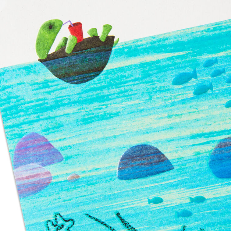 Relax, Renew, Recuperate Turtle  Get Well Card, , large image number 4