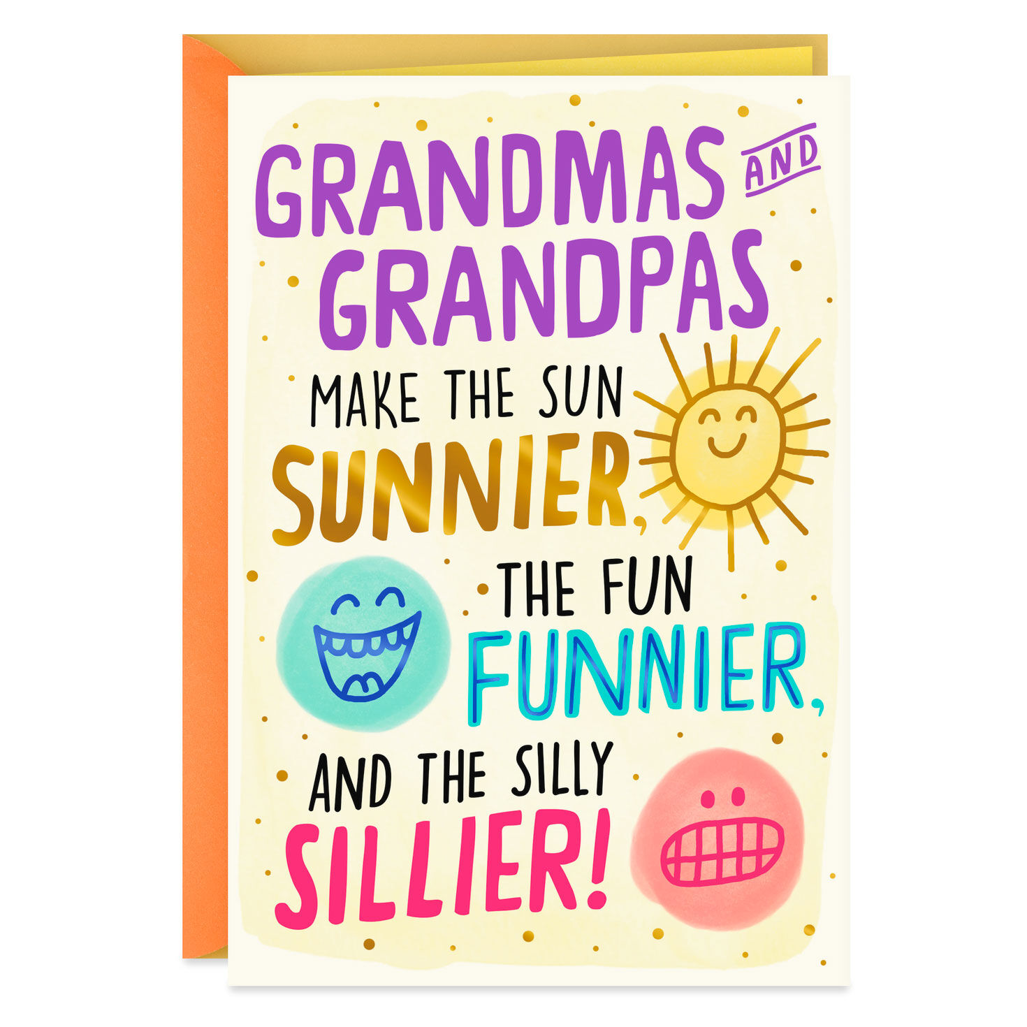 You Make Everything Way Better Grandparents Day Card From Kids