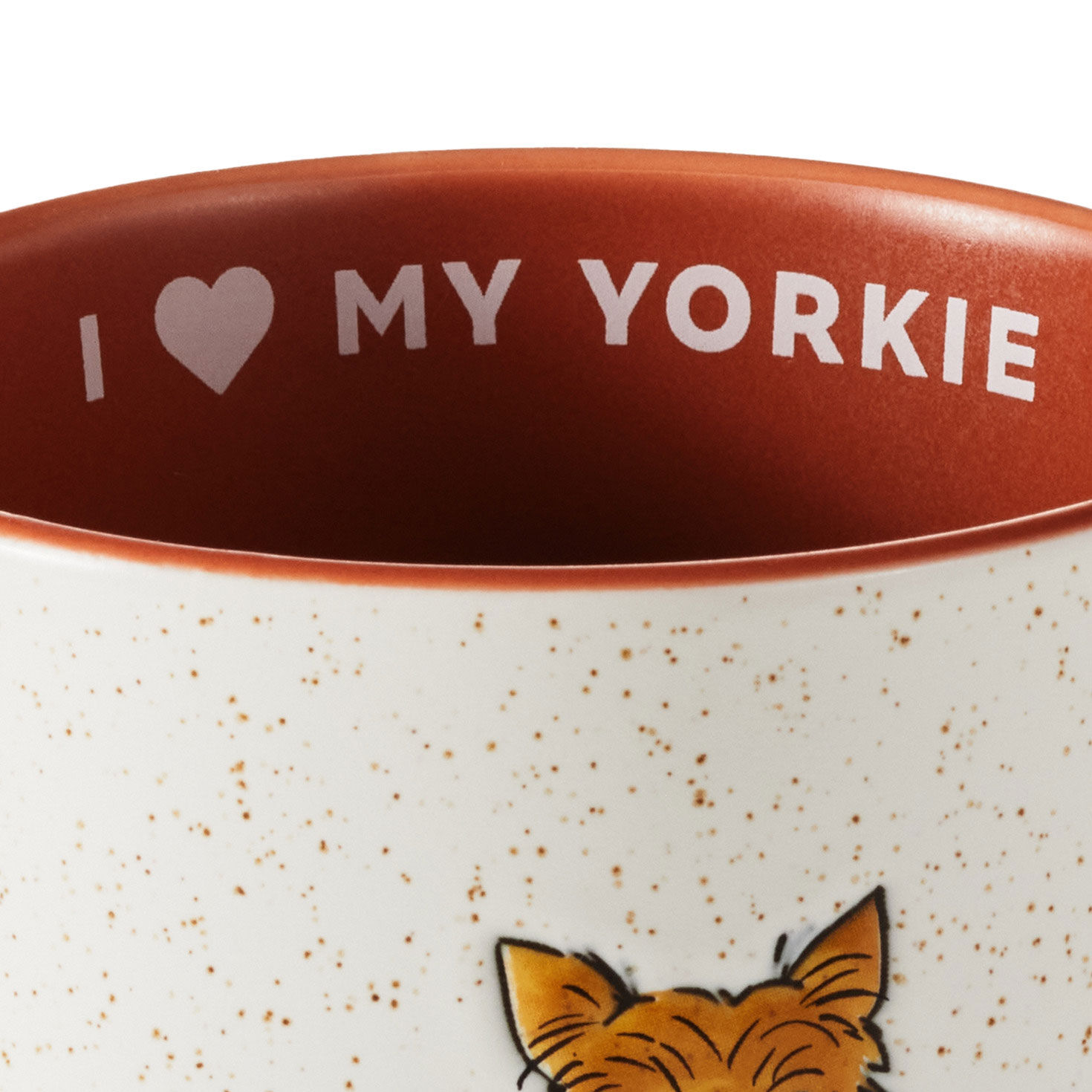 I Heart My Yorkie Ceramic Mug  image number 3