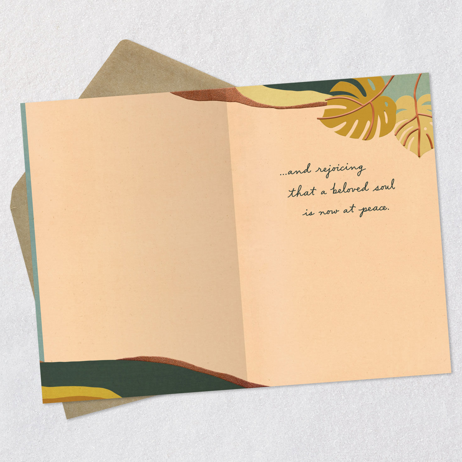 As You Grieve a Beloved Soul Sympathy Card, , large image number 3