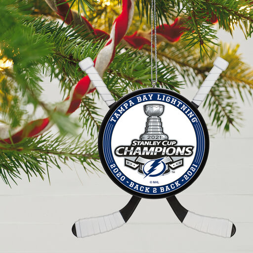 NHL Tampa Bay Lightning® 2021 Stanley Cup® Champions Hockey Ornament, 