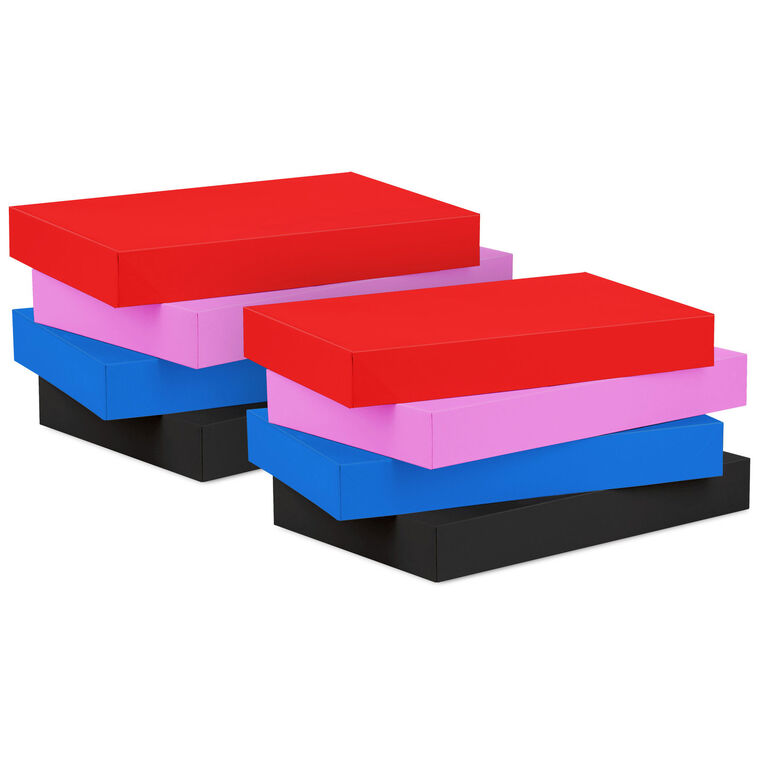 Solid Colors 8-Pack Medium Gift Boxes Assortment, , large image number 5