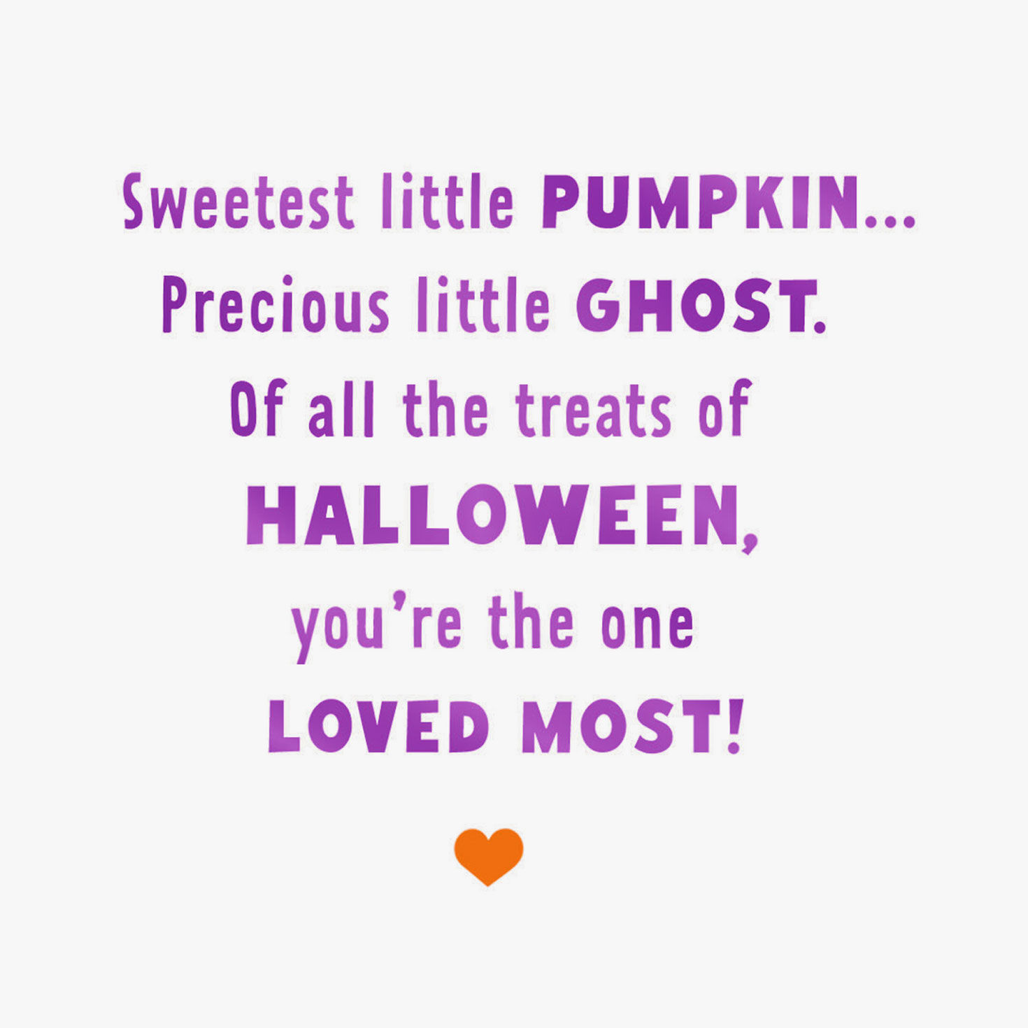Pumpkin Orange Stripes Grandson's 1st Halloween Card Sentiment image number 2