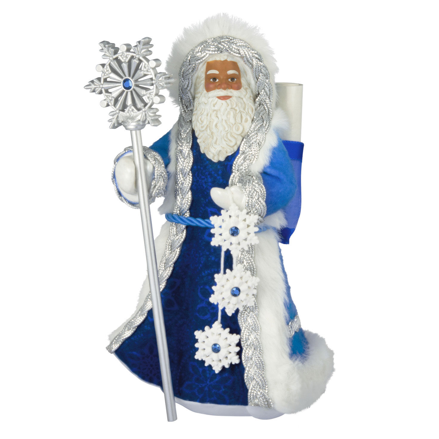 Black Father Christmas Ornament