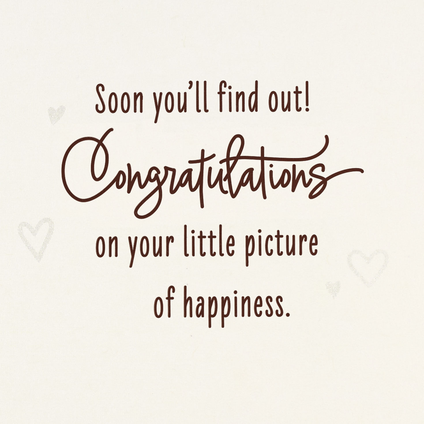 Your Little Picture of Happiness New Baby Card, , large image number 2