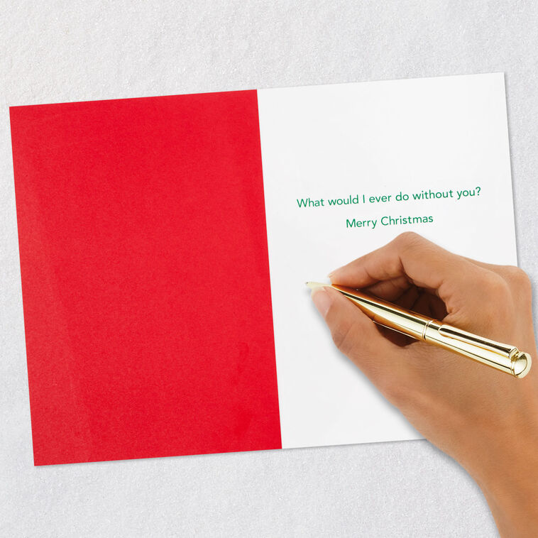Texting Santa Funny Romantic Christmas Card for Her, , large image number 6