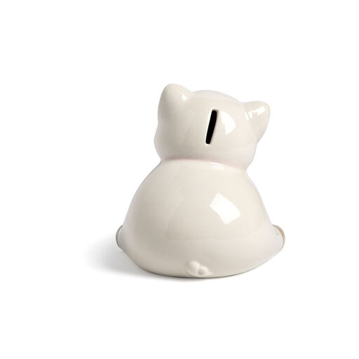 Demdaco Cream Piggy Bank, 6", 