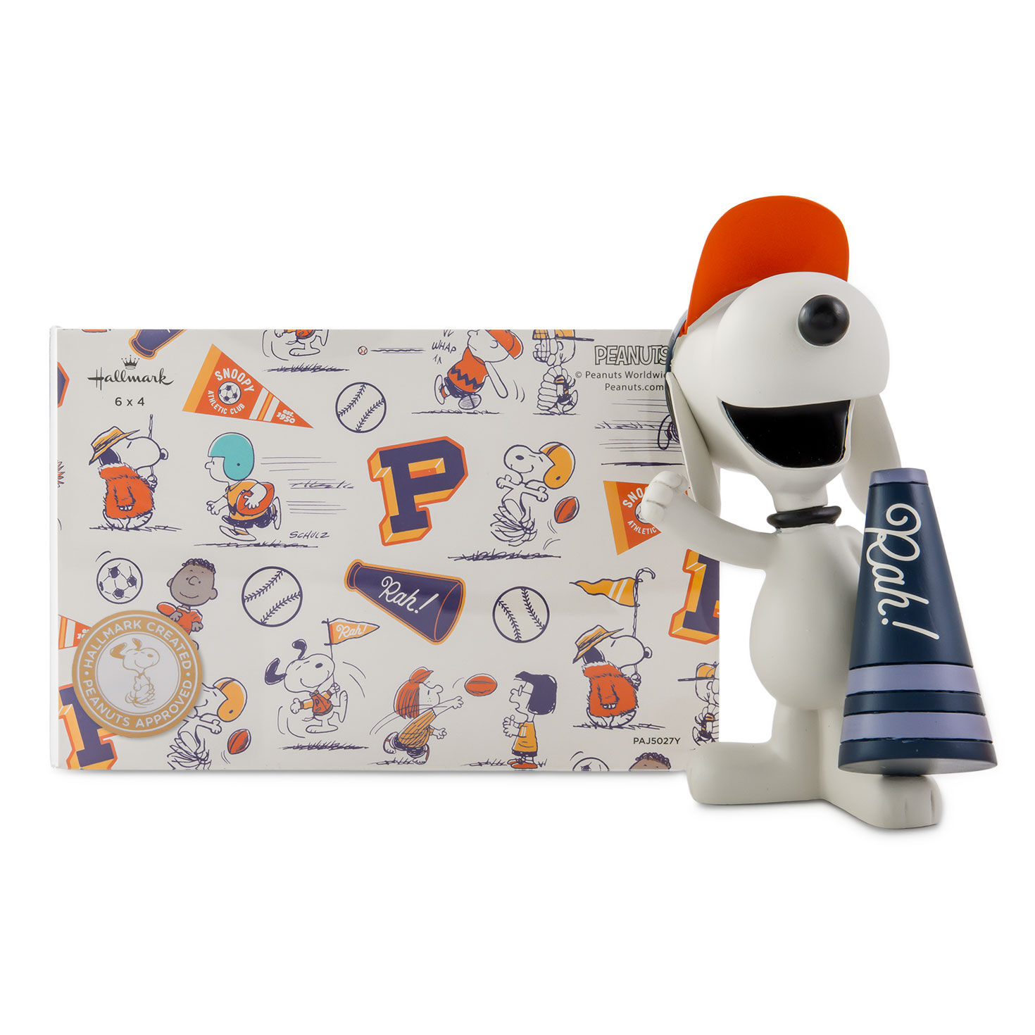 Peanuts Coach Snoopy Sculpted 4x6 Picture Frame package front image number 6