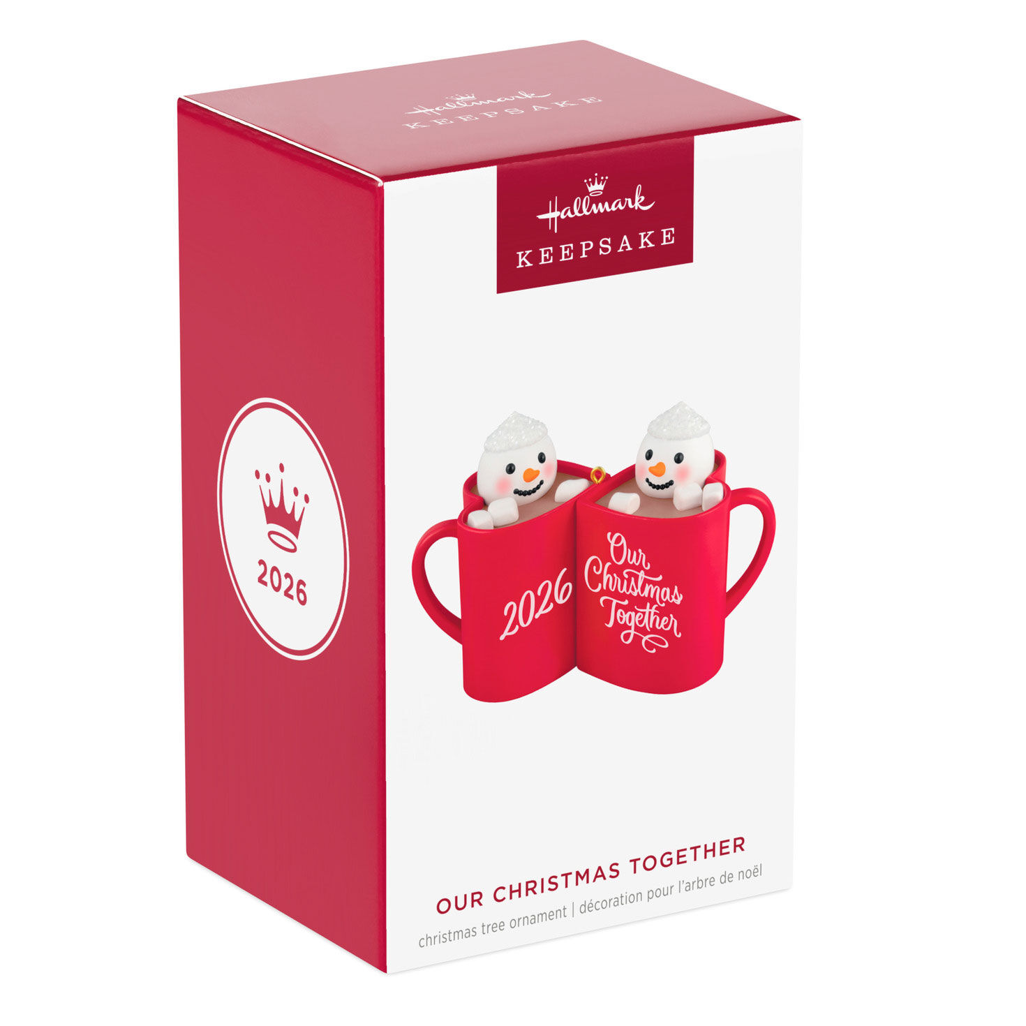 Our Christmas Together Red Mugs Keepsake Ornament Package Front image number 7