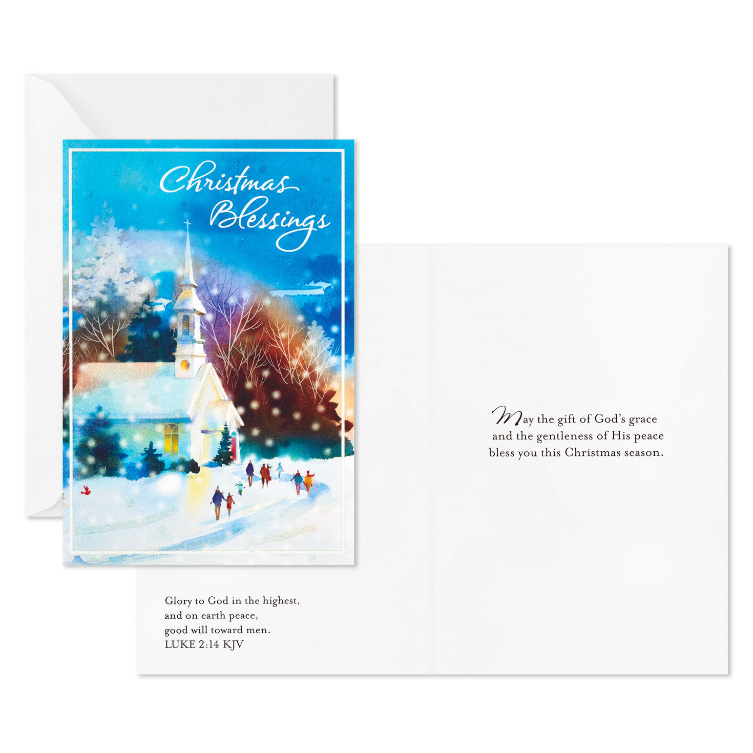 The Gift of God's Grace Religious Christmas Cards, Pack of 10, , large image number 2