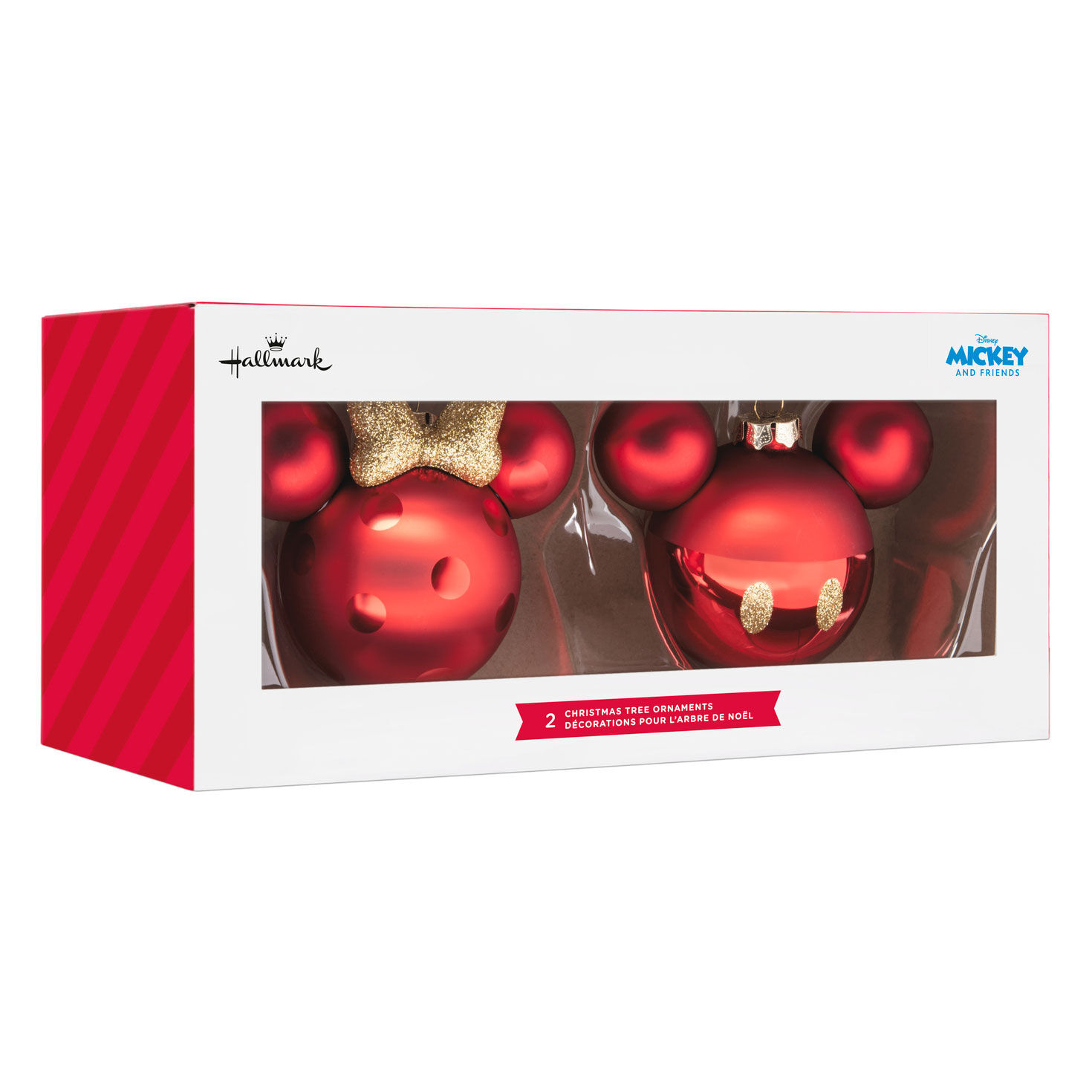 Disney Mickey and Minnie Ears Christmas Ornaments  image number 3