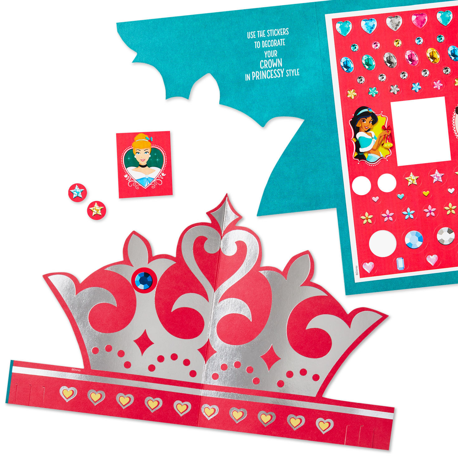 Disney Princess Christmas Card for Granddaughter attachment image number 8