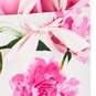 13" Pink Peonies Gift Bag With Tissue, , large image number 6