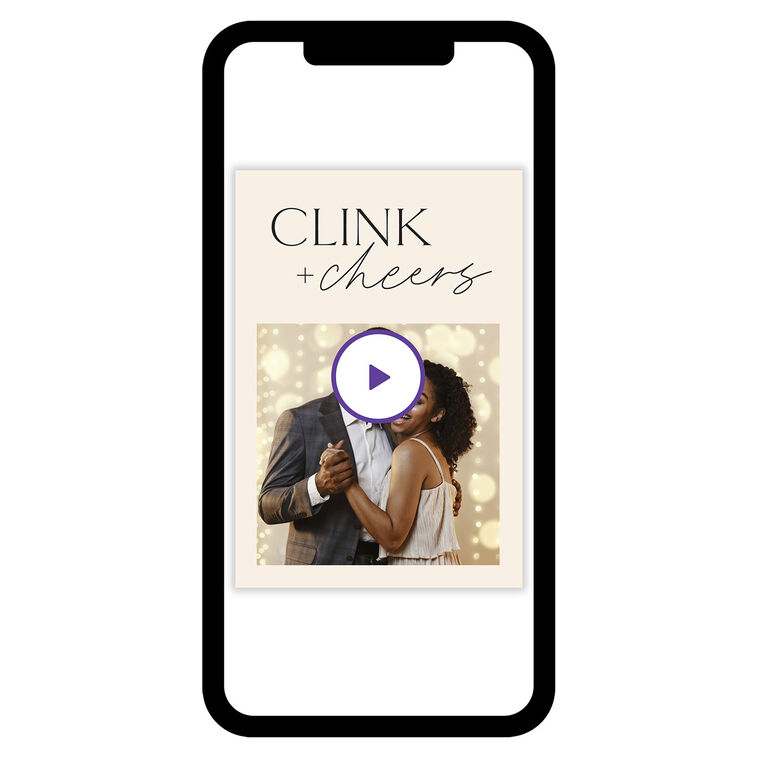 Clink and Cheers Blank Full Congratulations eCard