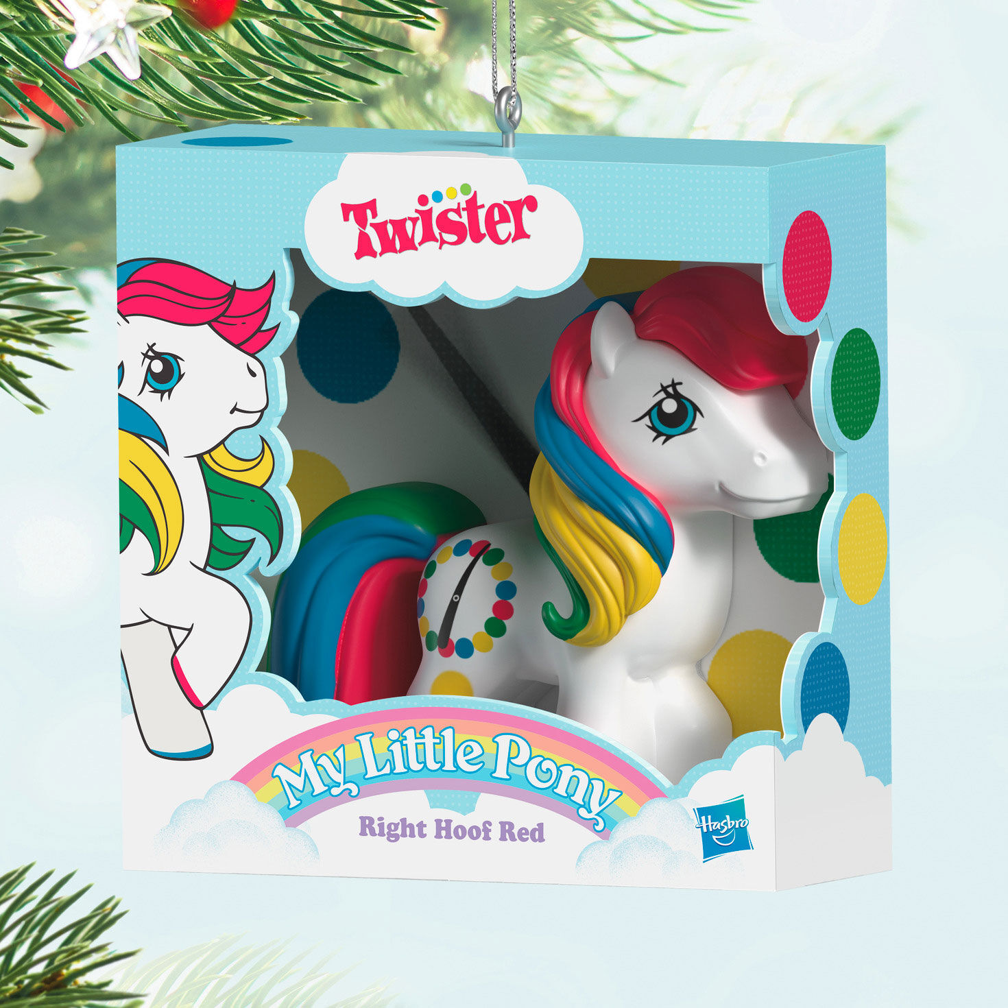 My Little Pony Twister Horse Keepsake Ornament hanging on tree image number 2