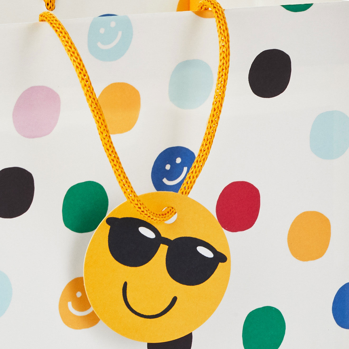 9.6" Happy Polka Dots Medium Gift Bag for only USD 3.49 | Hallmark
