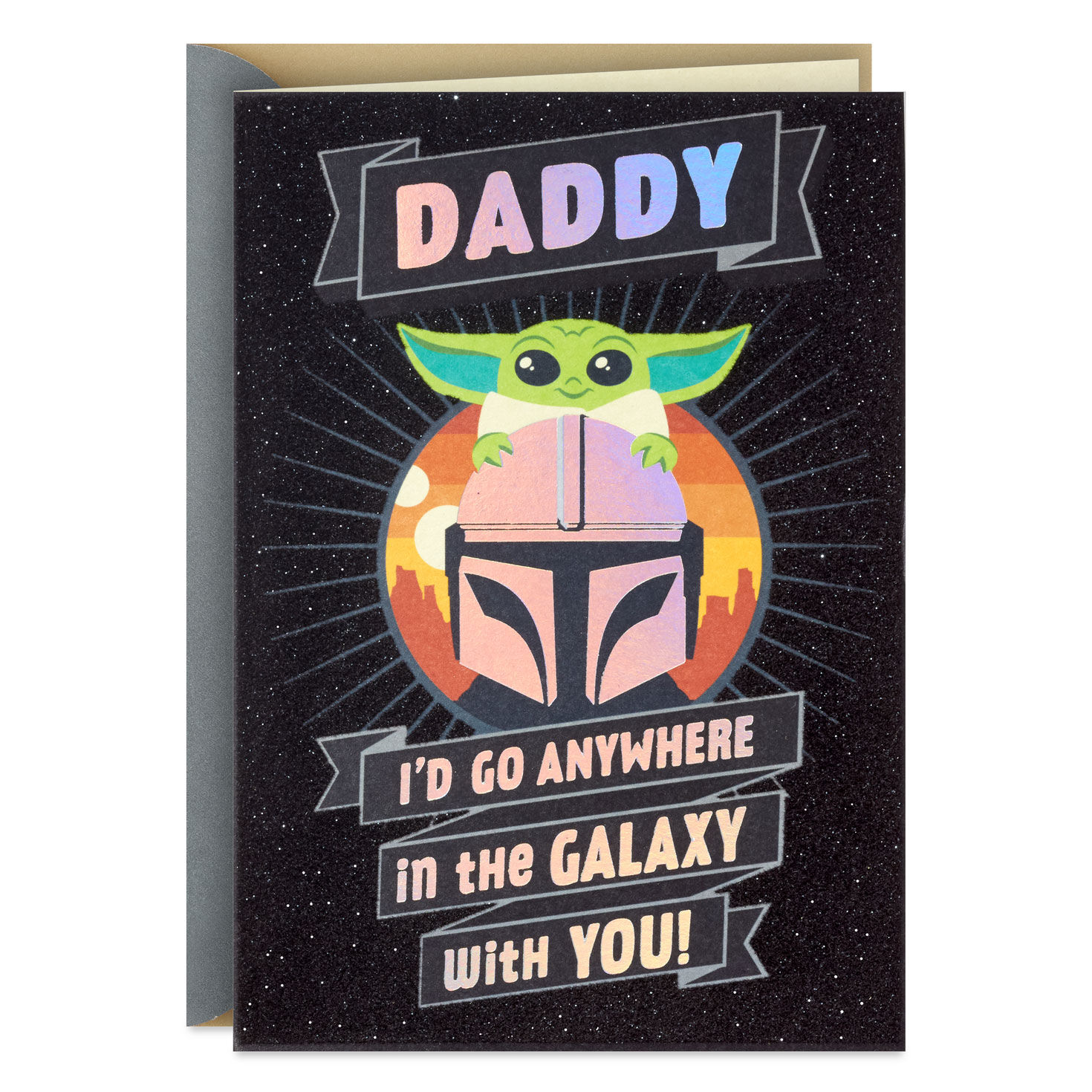 Star Wars: The Mandalorian™ and Grogu™ Father's Day Card for Daddy